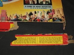 VINTAGE CALLING SUPERMAN NEWS REPORTING GAME 1954 TRANSOGRAM RARE AND COMPLETE
