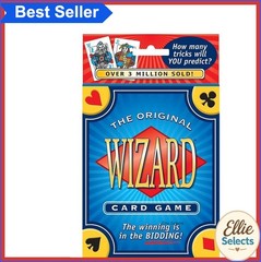Card Game Wizard Ultimate Game of Trump Trick Taking Family Fun 3-6 Players