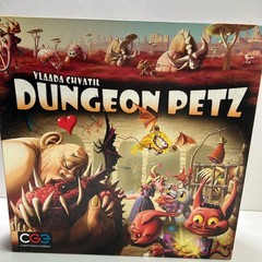 DUNGEON PETZ BOARD GAME Complete Czech Games Edition Some Stickers Used