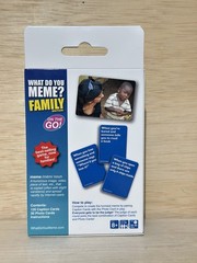 What Do You Meme? Family Edition On The Go! Card Game Ages 8+ 3 to 20 Players