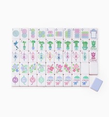 American Mahjong Game Set, 160 LIght Purple Layered Mah Jong Tiles