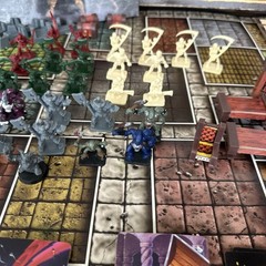Vintage Hero Quest Board Game System 1401 Milton Bradley 1989/1990 Incomplete