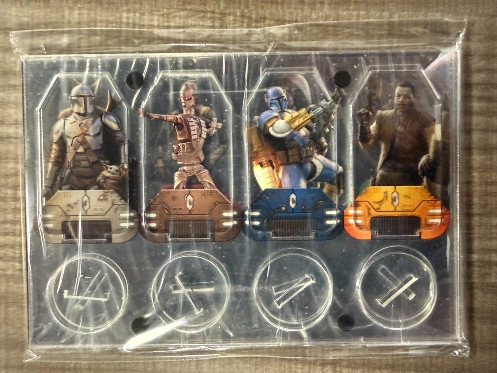 *NEW & SEALED* Star Wars: The Mandalorian Adventures—8 Acrylic Characters Promo