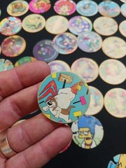 60 Vintage Tazos Sabritas Pogs Mexico Rare 1994-1995 Warner Bros, 20th C Fox Mix