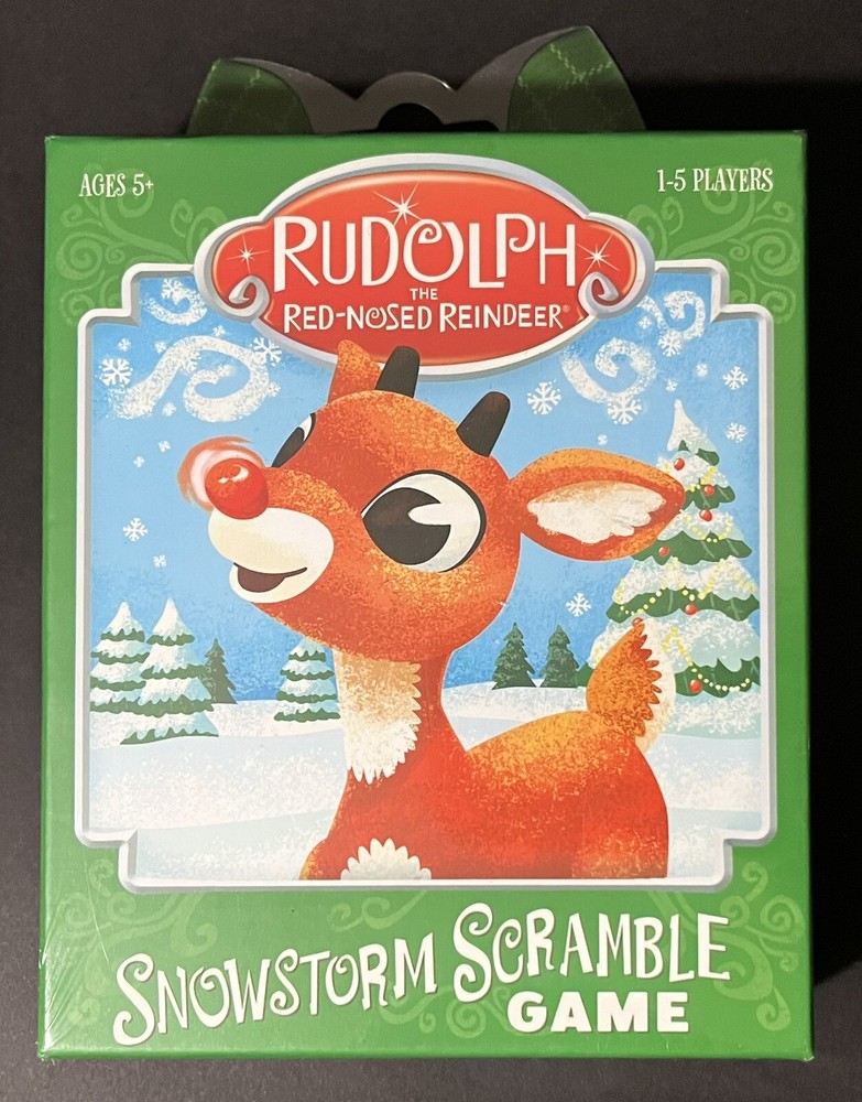 New Funko Rudolph The Red Nosed Reindeer Snowstorm Scramble Game 1-5 Players