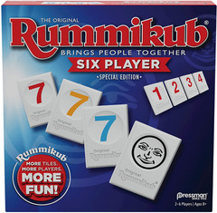 Rummikub Six Player Edition – the Classic Rummy Tile Game – More Tiles and More