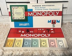 Vtg MONOPOLY Board Game 100% COMPLETE 1973 VINTAGE~NEVER BEEN PLAYED