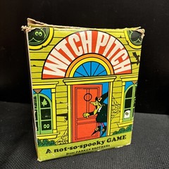 Rare Witch Pitch Board Game Parker Bros 1970 Halloween