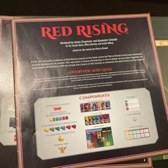 Stonemaier Games Red Rising Board Game Complete with Extra Premium Components