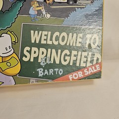 Simpsons Monopoly Board Game 2001 USAopoly Parker Brothers Incomplete 3 Pieces