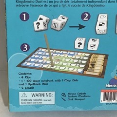 Blue Orange Kingdomino Duel Roll & Write Dice Board Game 2 Player Strategy 03604