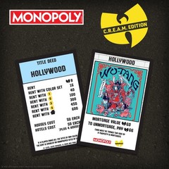 Monopoly: Wu-Tang Clan, Features Exclusive Tour Poster Art – C.R.E.A.M. Edition