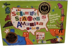 Scrambled States of America Game Geography 100% Complete Nice Condition
