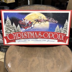CHRISTMAS OPOLY “A GAME TO CELEBRATE THE SEASON” BRAND NEW, Late For The Sky.