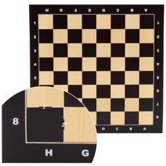19×19″ Maple Inlaid Wood Chess Board with 51mm Square. Pro Flat Chess Game Board