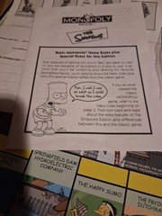 The Simpsons Monopoly 2001 Welcome To Springfield Board Game 100% Complete
