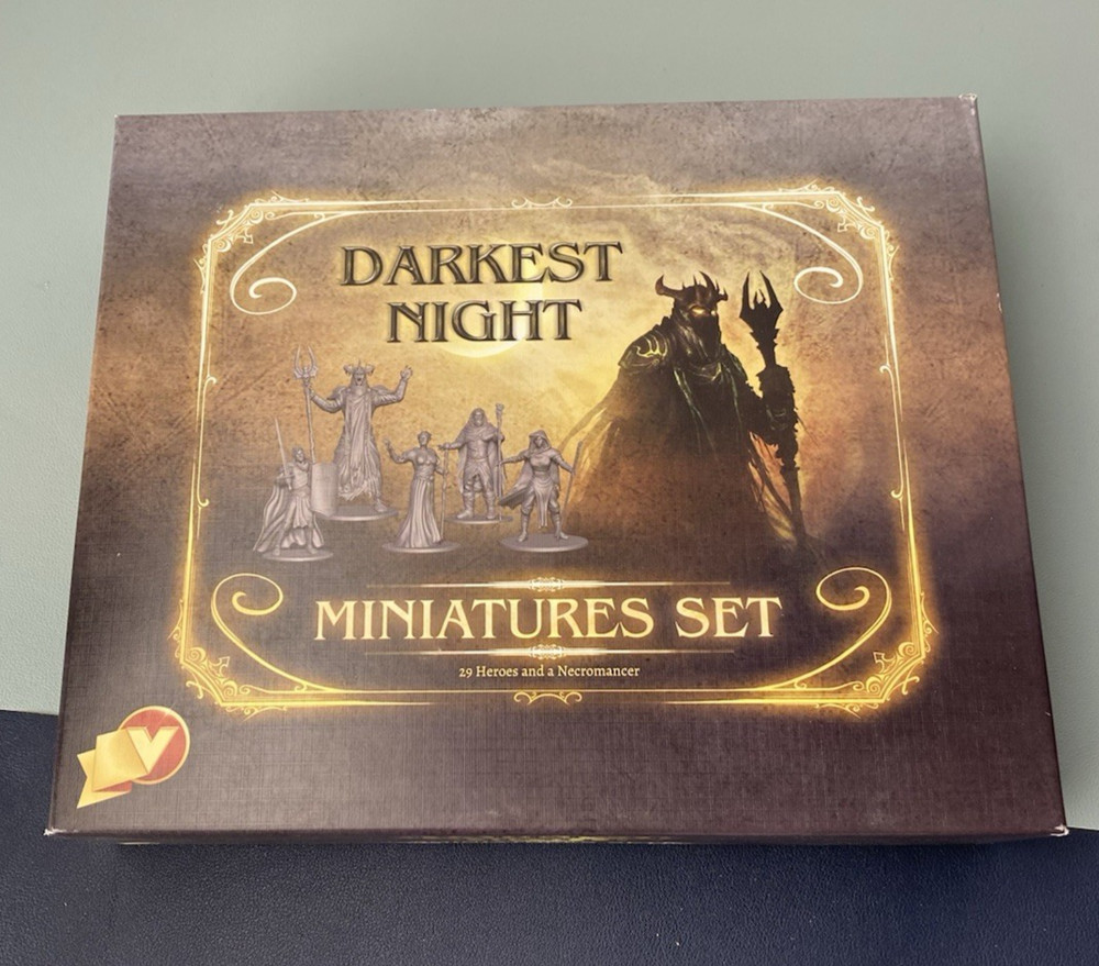 Darkest Night Miniatures Set Second Edition Board Game 30 Fantasy Miniatures