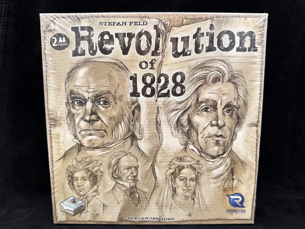 Revolution of 1828 Board Game New Sealed Stefan Field Renegade Studios 2019