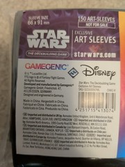 Star Wars The Deckbuilding Game Exclusive Limited Edition Art Sleeves OOP/Rare