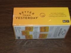 NIB 2022 BETTER THAN YESTERDAY Game 365 Daily Challenges To Live Confident Life