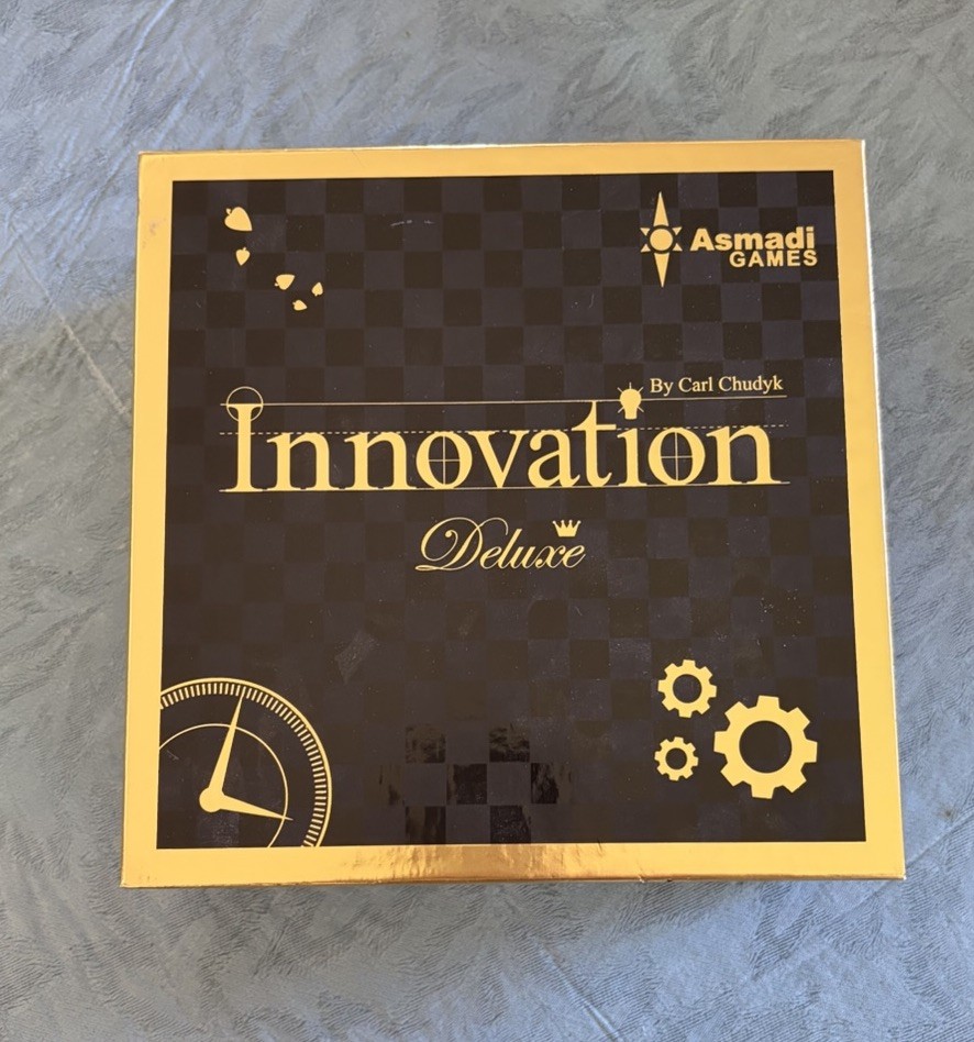 Innovation Deluxe Edition Cards Board Game – Excellent Condition Cards Sleeved