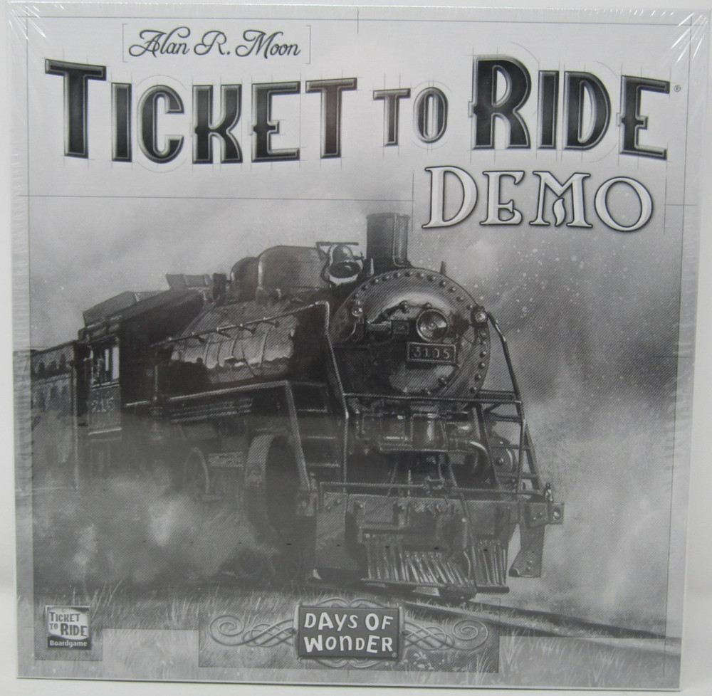 Days of Wonder Alan R. Moon Ticket to Ride Demo Sealed