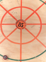 Vintage Carrom Industries No. 85 Game Board Complete w/ Original Manual & Pieces