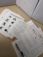 Over 50 copied pages of Game/Activities Various Games