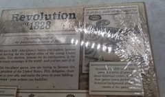 REVOLUTION OF 1828 BOARD GAME for 2 Players 2019 BRAND NEW (DAMAGED BOX)