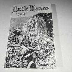 Milton Bradley Battle Masters 1992 Giant Mat Fantasy Board Game Not Complete