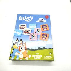 Bluey™ My Memory Game 72 Cards Matching Skills 2-6 Players Portable & Durable