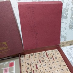 Selchow & Righter 1976 Vintage Scrabble Crossword Game Complete in Box