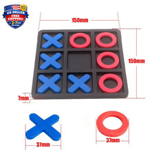 Tic Tac Toe Board Game, Tic Tac Toe Family Game, Classic Board Game, Portable