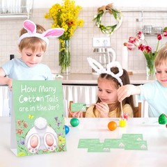 30 Players Easter Games for Adults family Large Groups, How Many Cotton Tails…