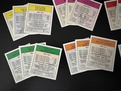 Monopoly The Simpsons 2001 28 Title Deed Replacement Game Cards