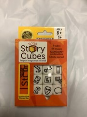 Rory’s Story Cubes – Original – 9 Cubes, 54 Images, Storage Bag Orange