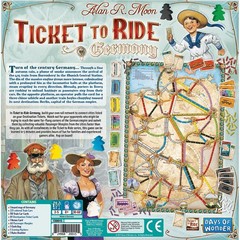 Ticket To Ride Germany Board Game Days Of Wonder DOW7215 Alan Moon