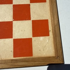 Vtg Wa-Hoo Wahoo Game Board Creative Designs Texas Indian Western Framed Checker