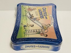 Classic Collector’s Series Chutes and Ladders Board Game 2003 Sealed in Tin Case