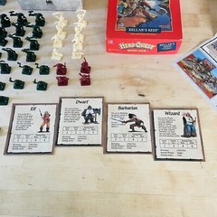 1990 Hero Quest & Kellar’s Keep Quest Pack • Milton-Bradley • Fantasy Board Game