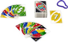 UNO Splash Card Game with Waterproof Cards and Portable Clip for Travel, Camp…