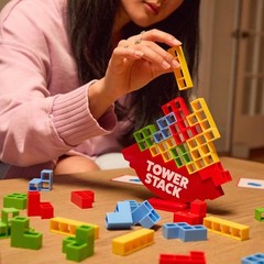 Tower Stack Game: Classic Creative Thinking Play for 2+ Players