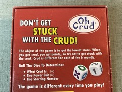 Oh Crud Card & Dice Game for 2 to 6 Players Strategy Card Game Fun Complete