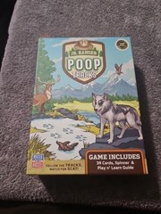 Jr. Ranger Poop Tracks Card Game Master Pieces New Sealed U3