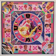 Vtg 1991 Barbie Queen Of The Prom Board Game COMPLETE 1990’s Edition Golden Game