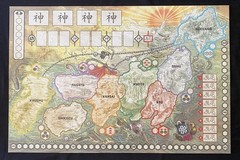 RISING SUN Board Game 2019 Feudal Japan War Strategy CMON Guillotine Games