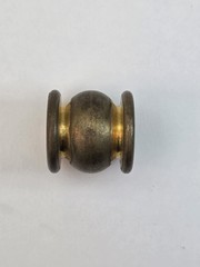 Vintage 90s Rohks The Original Bomber Solid Brass Pirate Skull Pog Slammer Foil