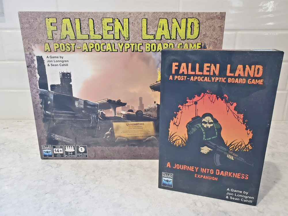 Fallen Land – A Post-Apocalyptic Board Game w/A Journey into Darkness Expansion