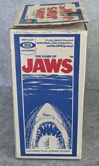 Vtg 1975 Ideal Universal Pictures Game of Jaws Shark Game 95% Complete FREEUSHIP