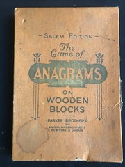 The game of anagrams Salem edition parker brothers￼ 1930